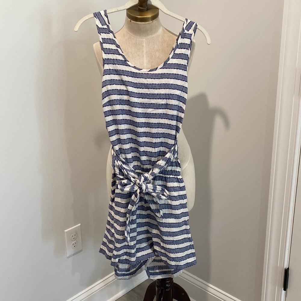 madewell tie romper